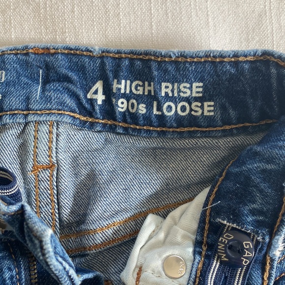 Gap Kids Girls High Rise 90’s Loose Jeans - Picture 2 of 3